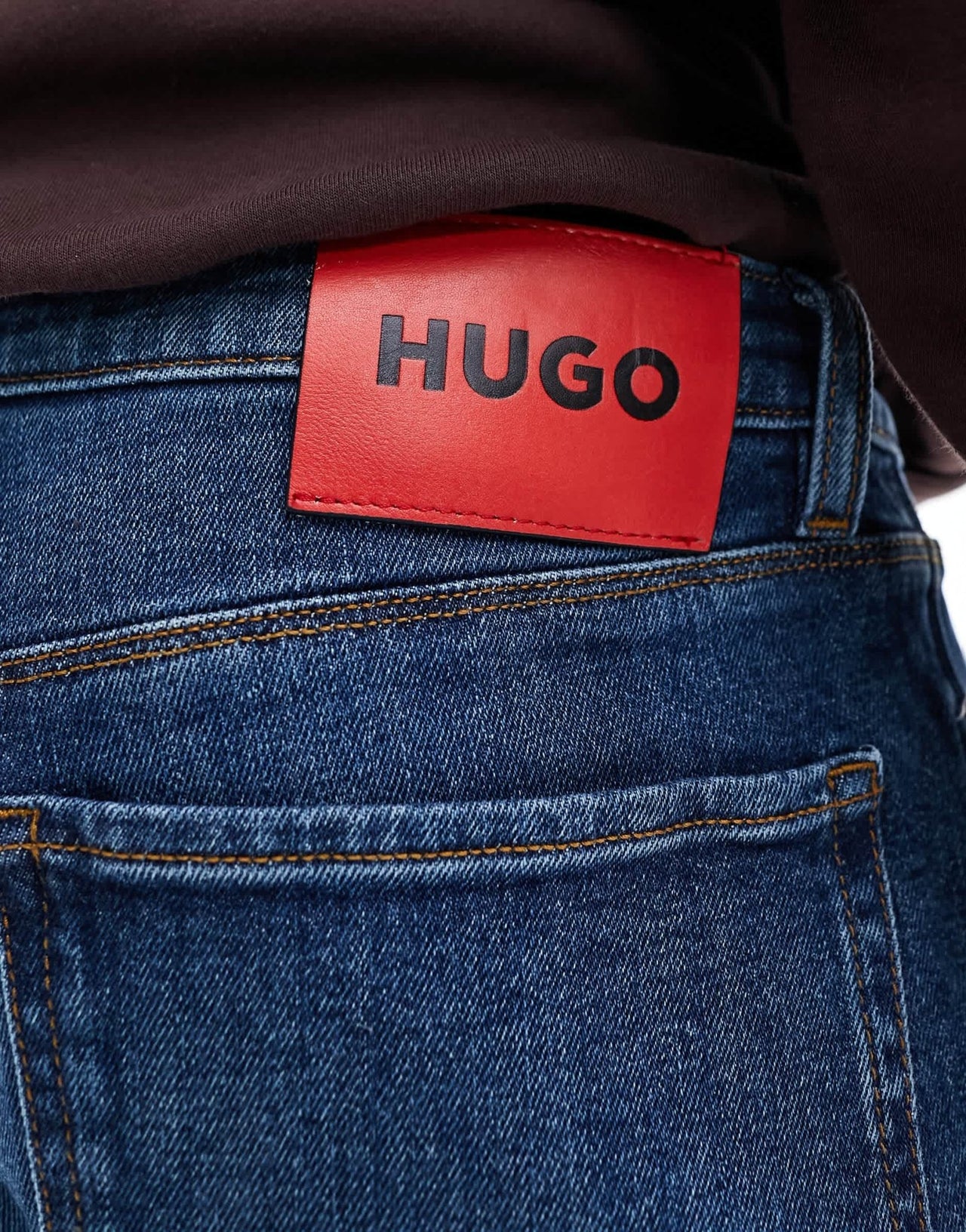 HUGO RED 708 skinny jeans in mid blue - ASOS Sample Sale EU Store