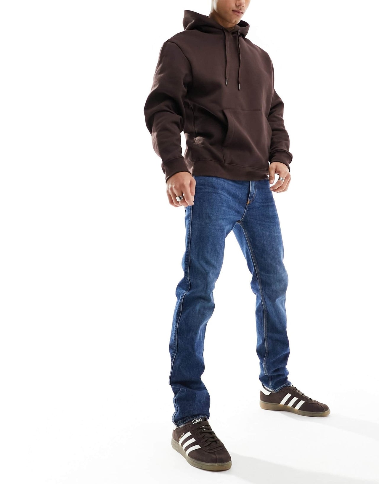 HUGO RED 708 skinny jeans in mid blue - ASOS Sample Sale EU Store