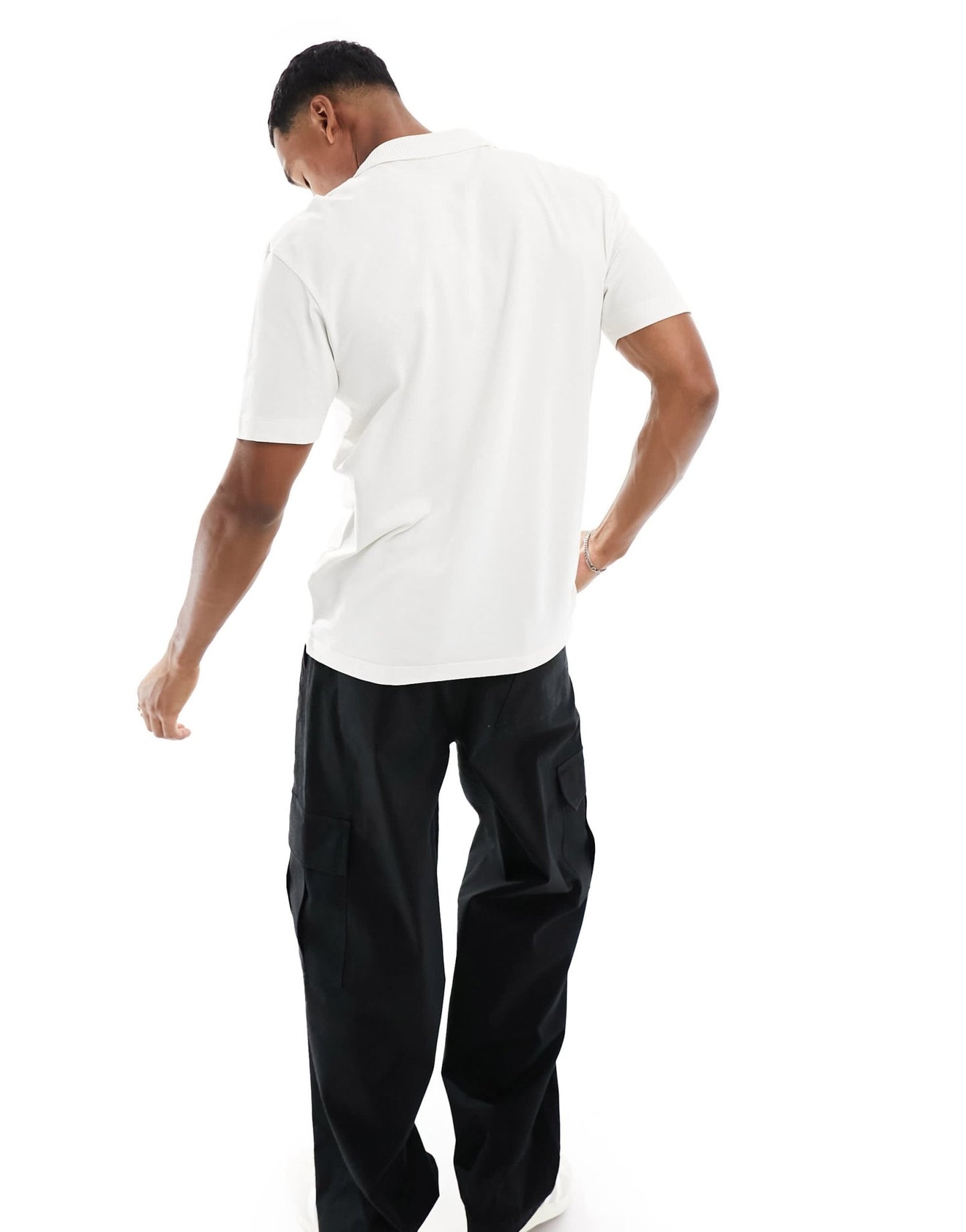 HUGO RED Dangula polo shirt in white - ASOS Sample Sale EU Store