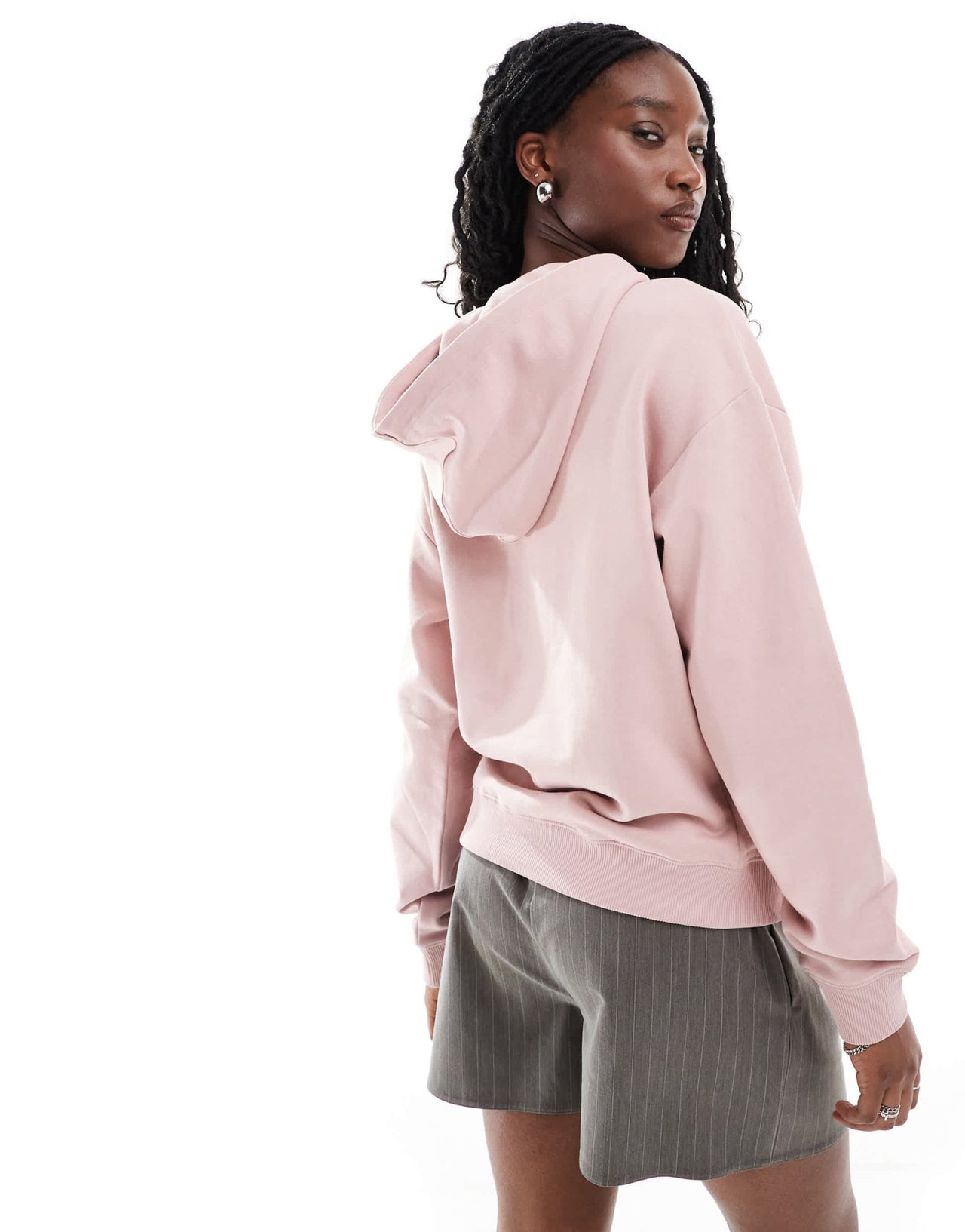 HUGO Red delfinia pullover hoodie in light pink - ASOS Sample Sale EU Store