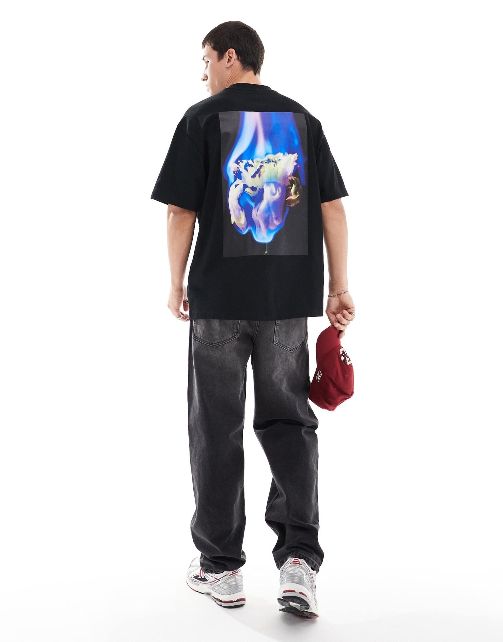 HUGO Red dflofire t-shirt in black - ASOS Sample Sale EU Store
