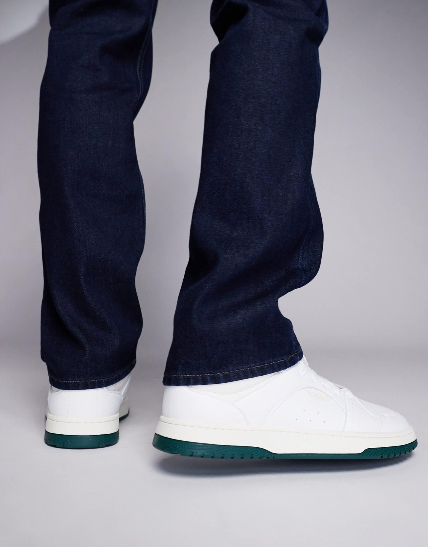 HUGO Red hadrian tenn trainers in white and green - ASOS Sample Sale EU Store