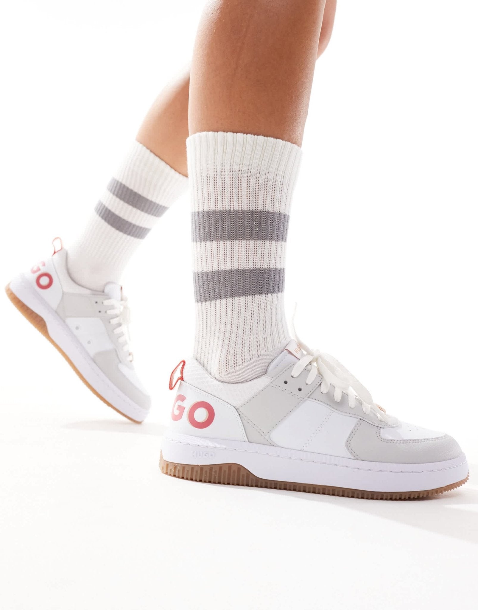 HUGO RED Kilian trainers in white - ASOS Sample Sale EU Store