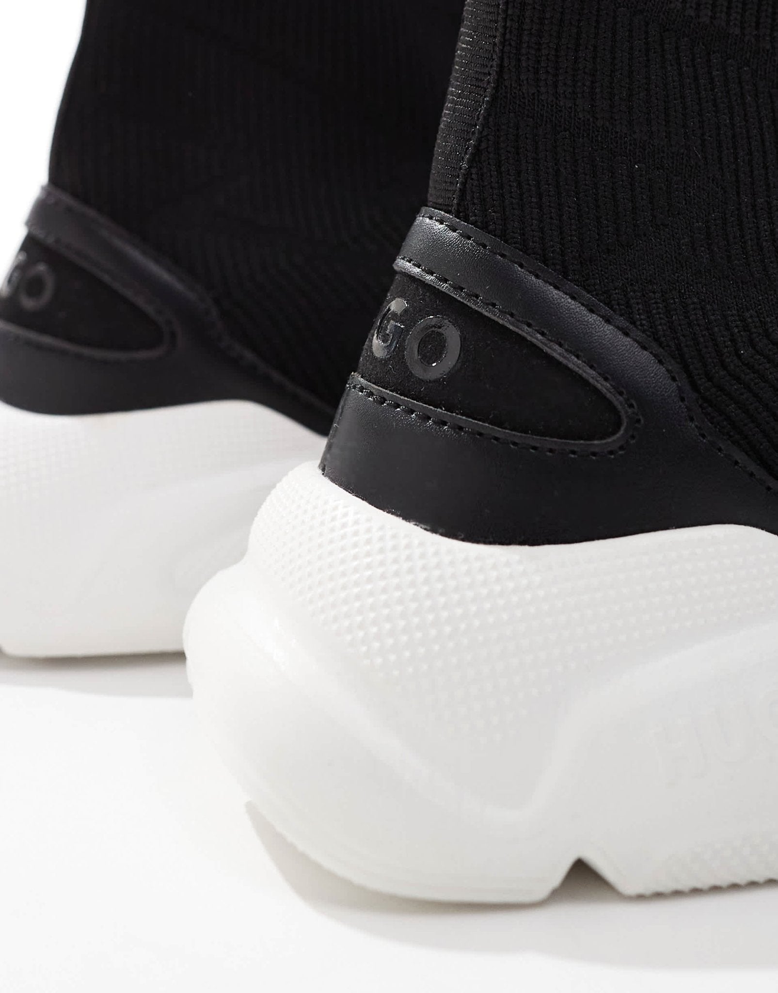 HUGO Red leon hito sock trainers in black and white - ASOS Sample Sale EU Store