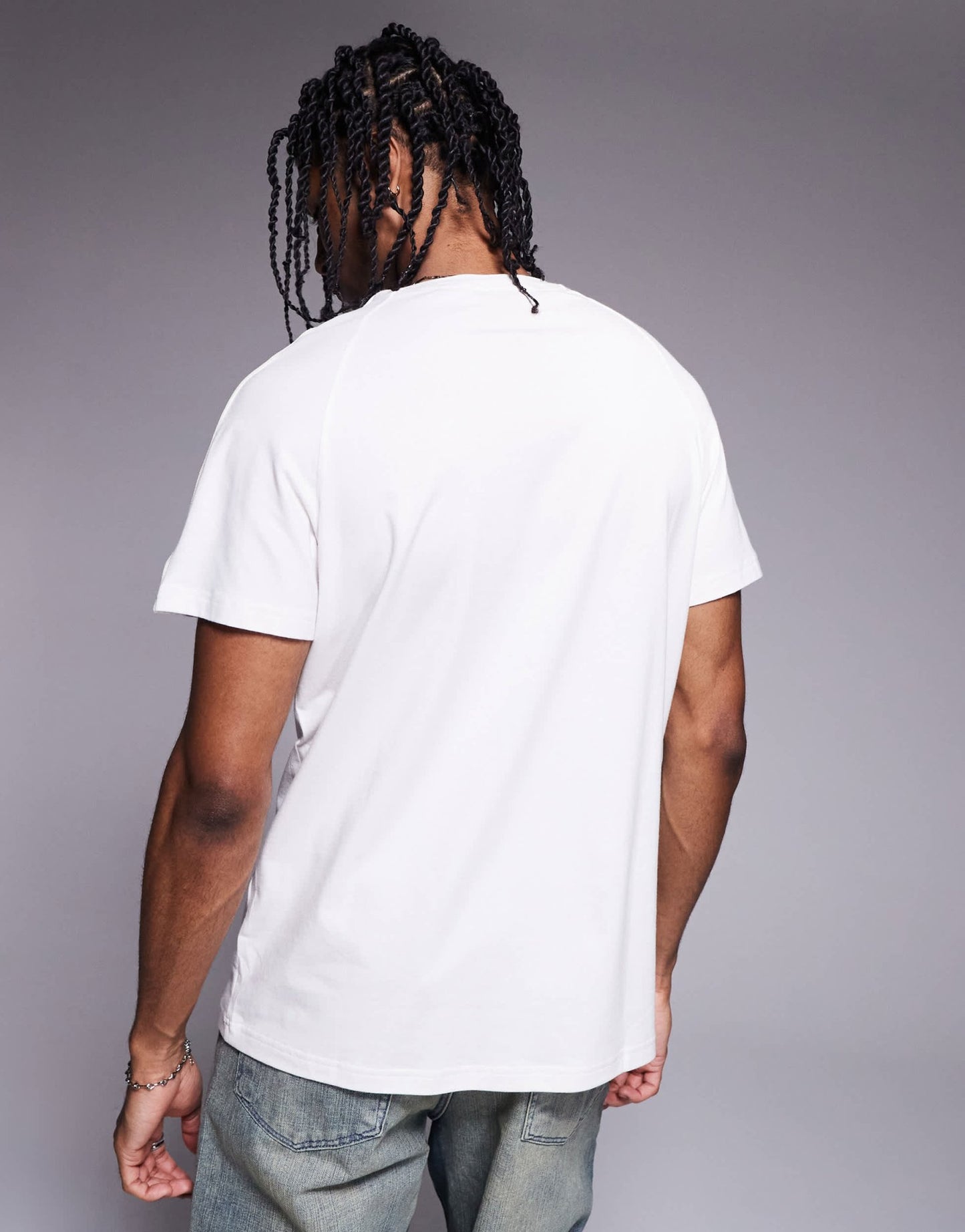 HUGO RED Liam taped logo lounge t-shirt in off white - ASOS Sample Sale EU Store
