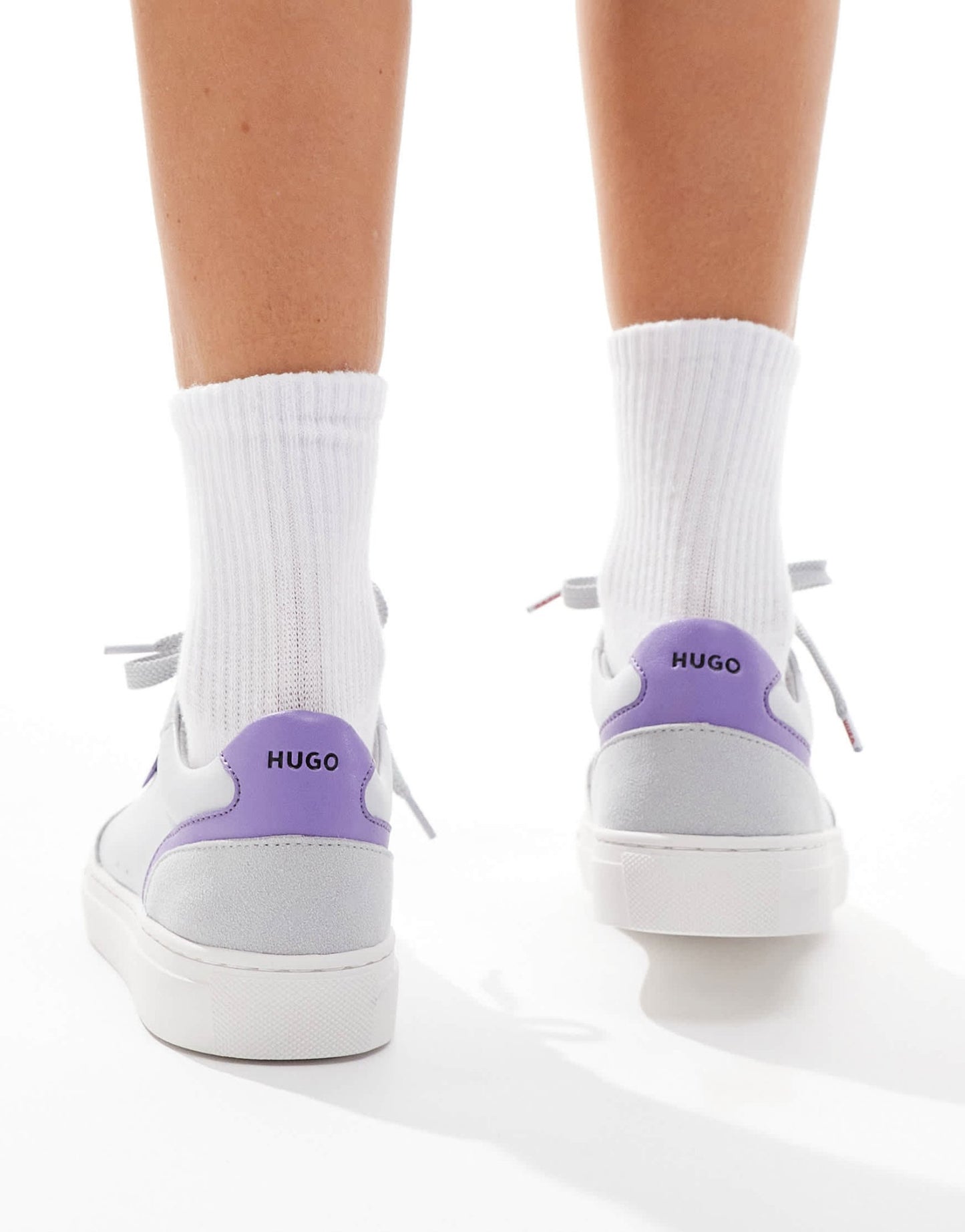 HUGO Red Morrie Tenn trainers in grey - ASOS Sample Sale EU Store
