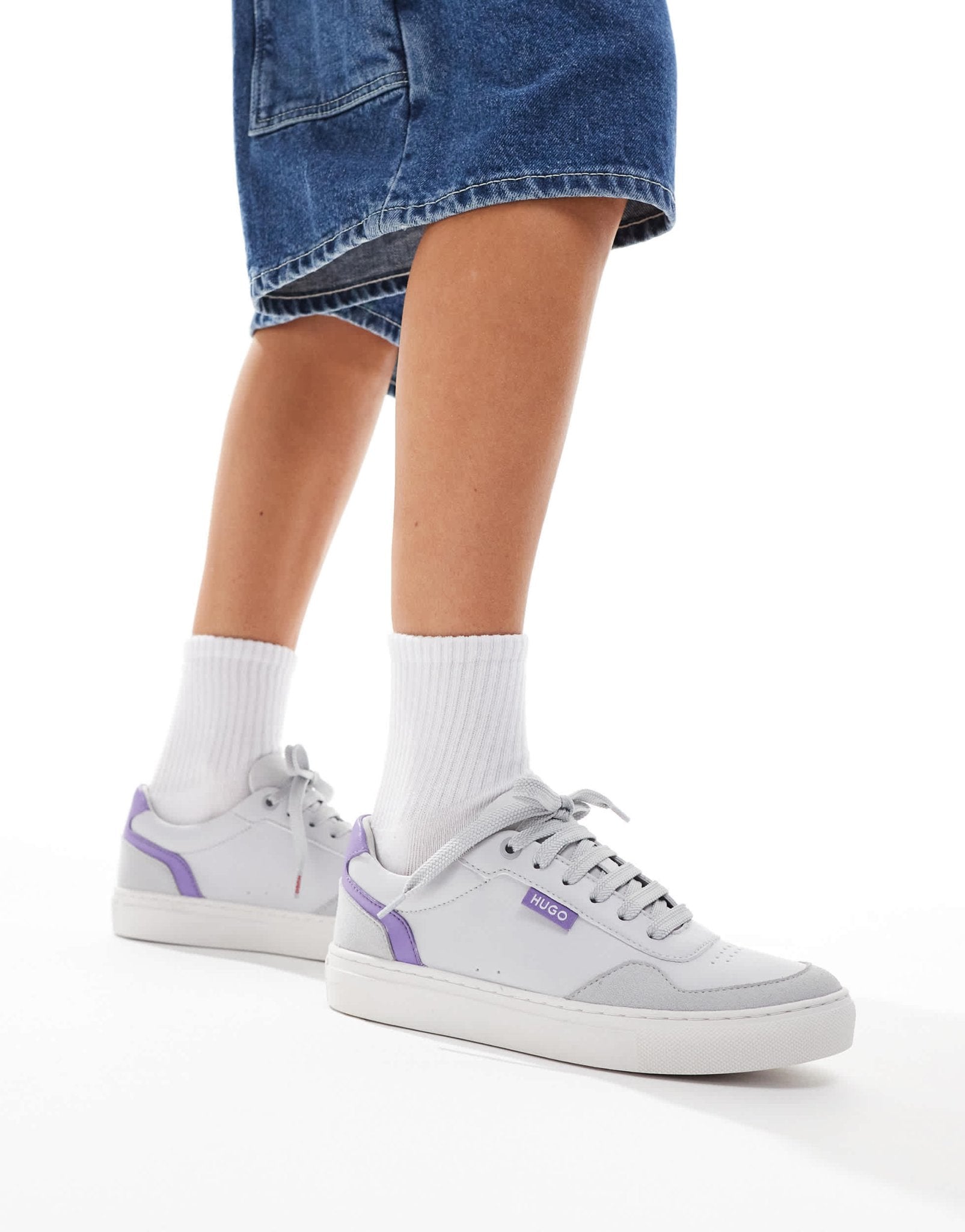 HUGO Red Morrie Tenn trainers in grey - ASOS Sample Sale EU Store