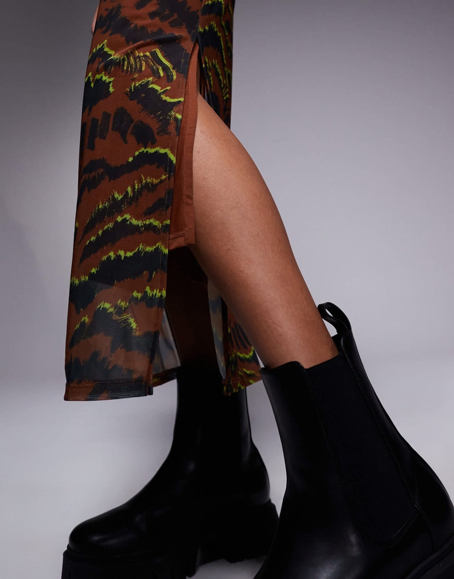 HUGO Red nataris maxi skirt in tiger print - ASOS Sample Sale EU Store