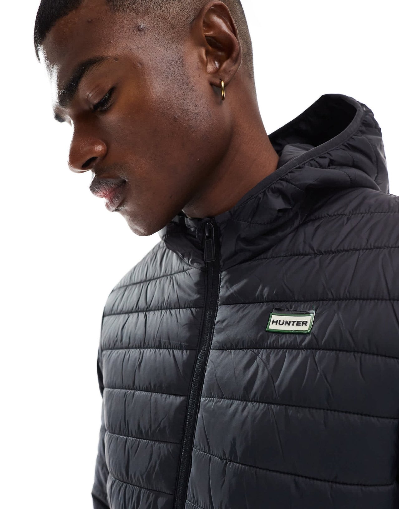 Hunter Mikey insulated jacket in black - ASOS Sample Sale EU Store
