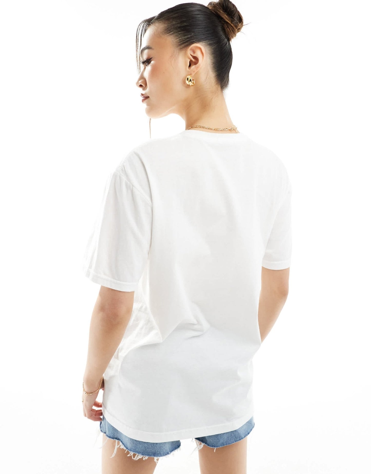 In The Style rainbow graphic t-shirt in white - ASOS Sample Sale EU Store