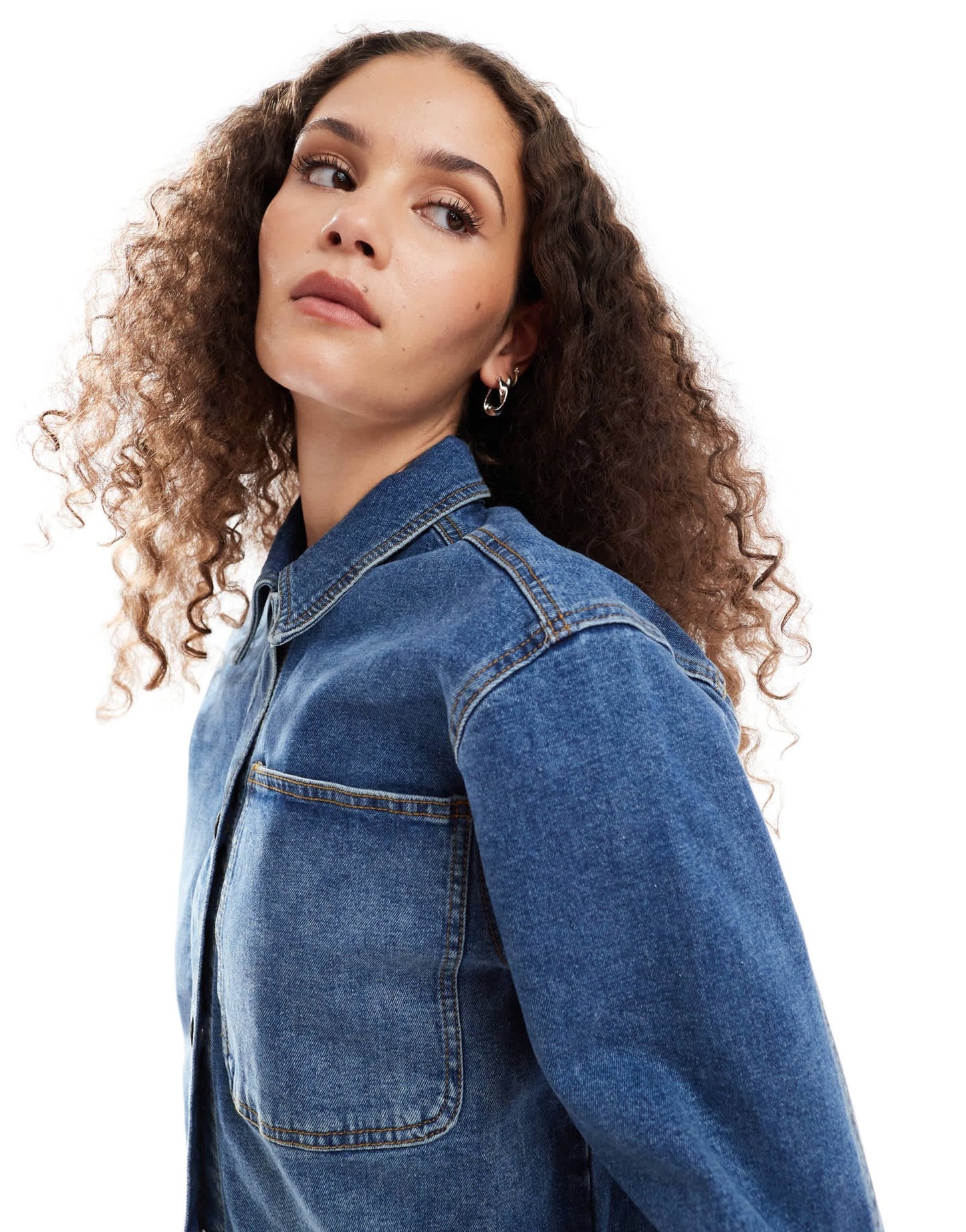 InWear Pheiffer baggy fit denim jacket co - ord in blue - ASOS Sample Sale EU Store
