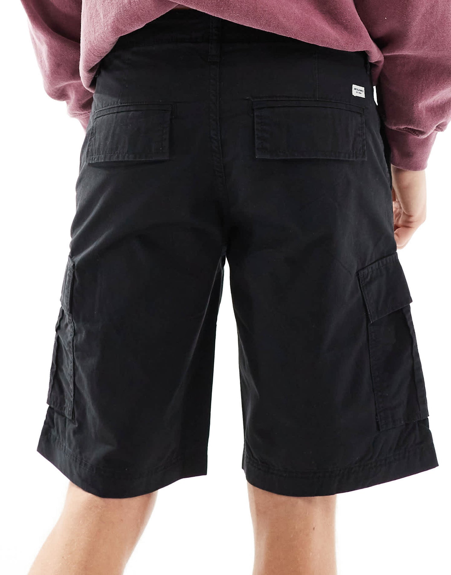 Jack & Jones cargo short in black - ASOS Sample Sale EU Store