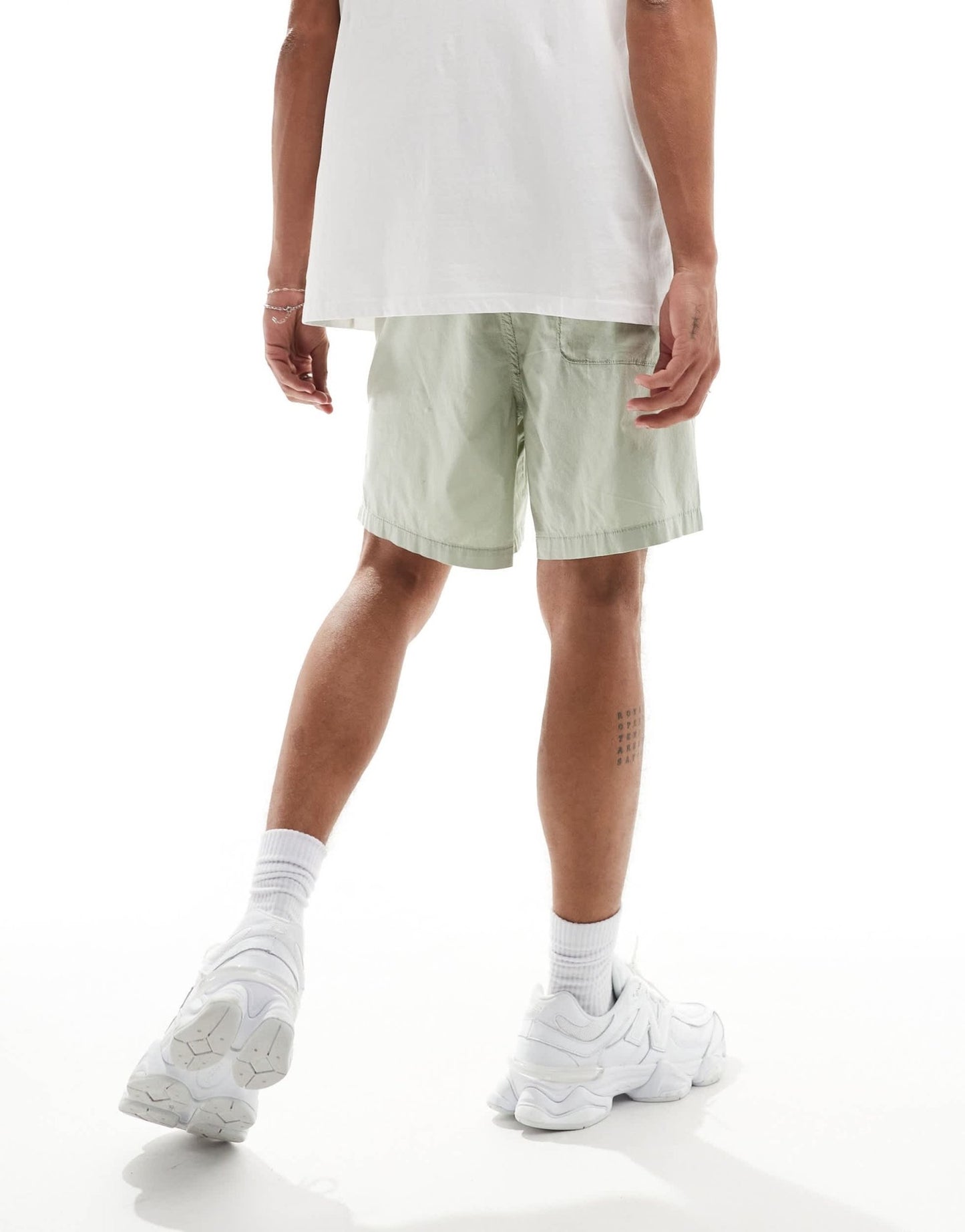 Jack & Jones chino shorts with drawstring waist shorts in grey - ASOS Sample Sale EU Store