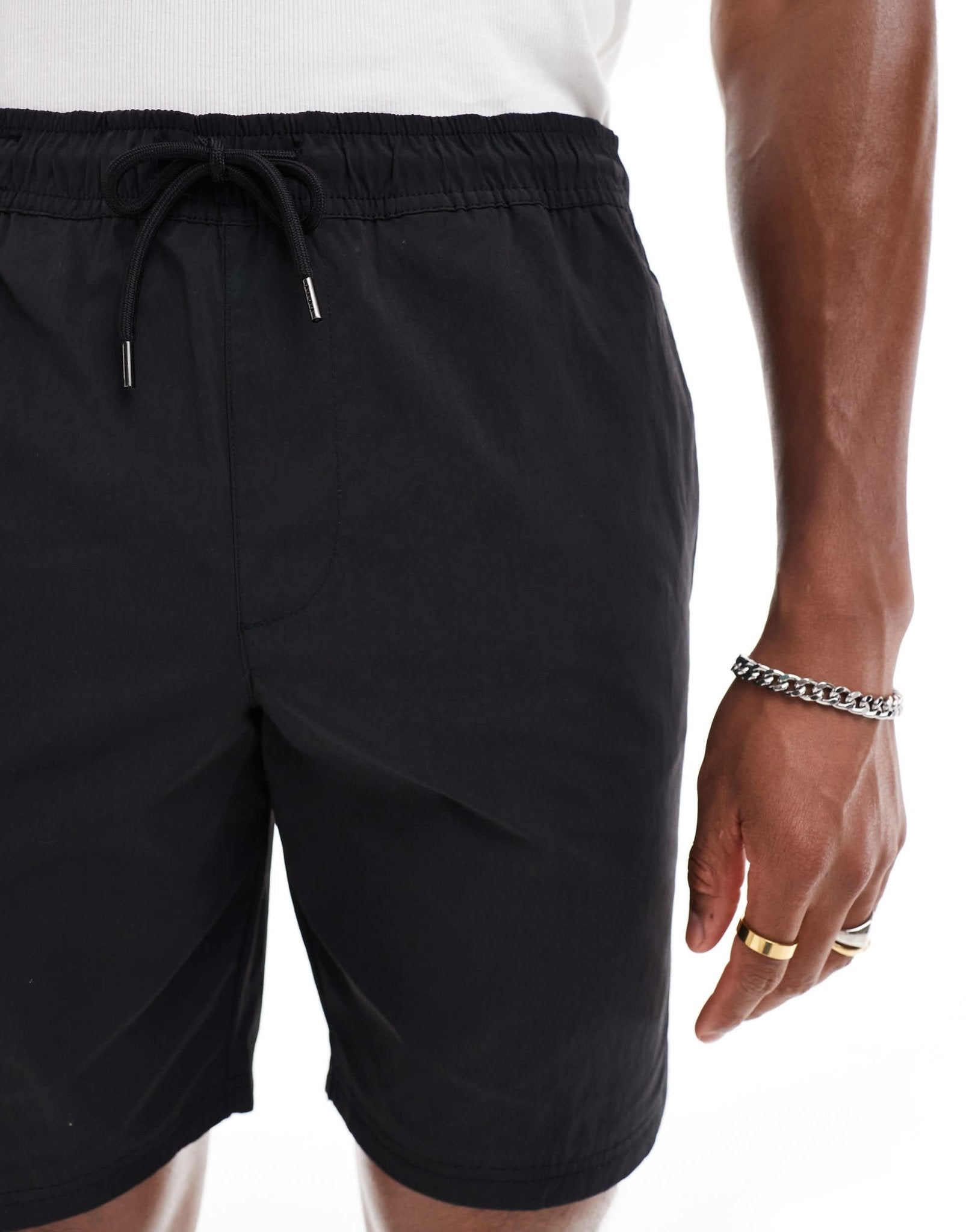 Jack & Jones co - ord nylon short in black - ASOS Sample Sale EU Store