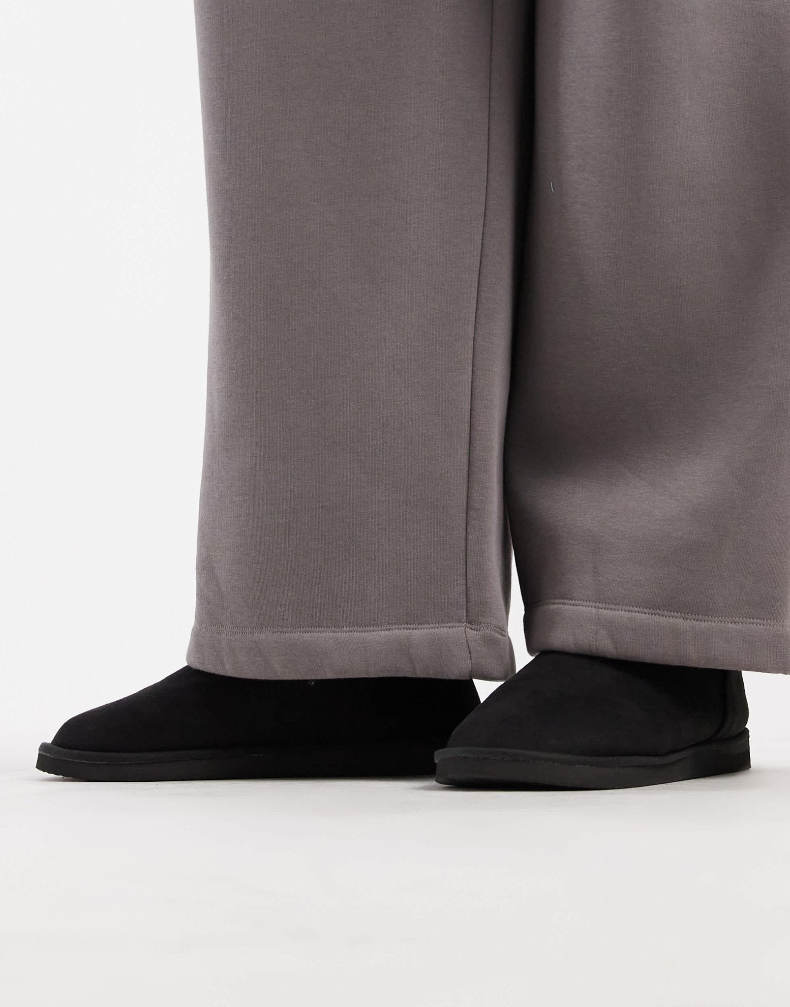 Jack & Jones faux suede boot in black - ASOS Sample Sale EU Store