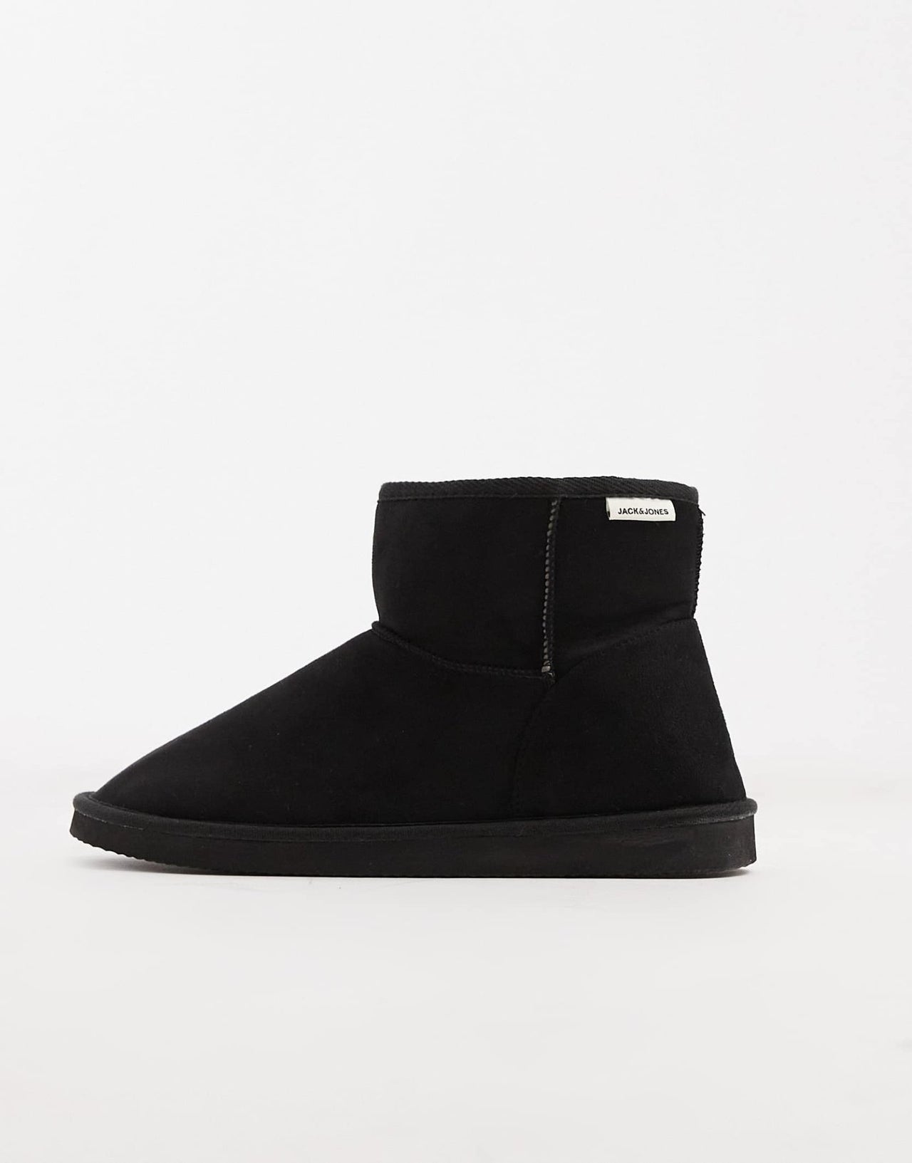 Jack & Jones faux suede boot in black - ASOS Sample Sale EU Store