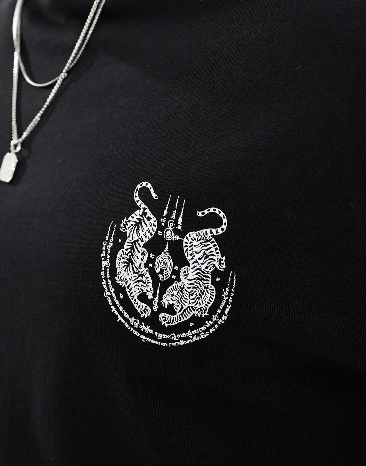 Jack & Jones oversized t-shirt with tiger back print in black - ASOS Sample Sale EU Store
