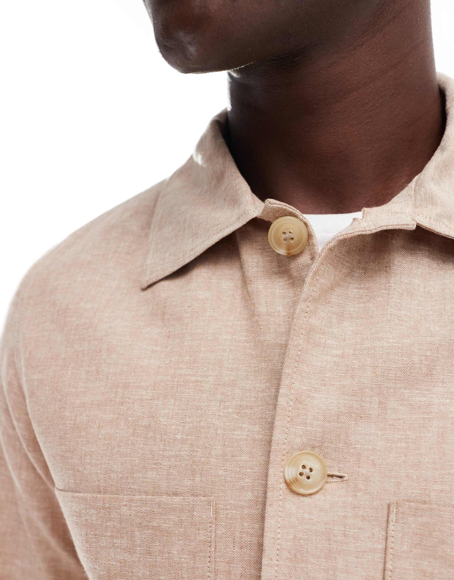 Jack & Jones Premium linen mix casual suit jacket in beige - ASOS Sample Sale EU Store