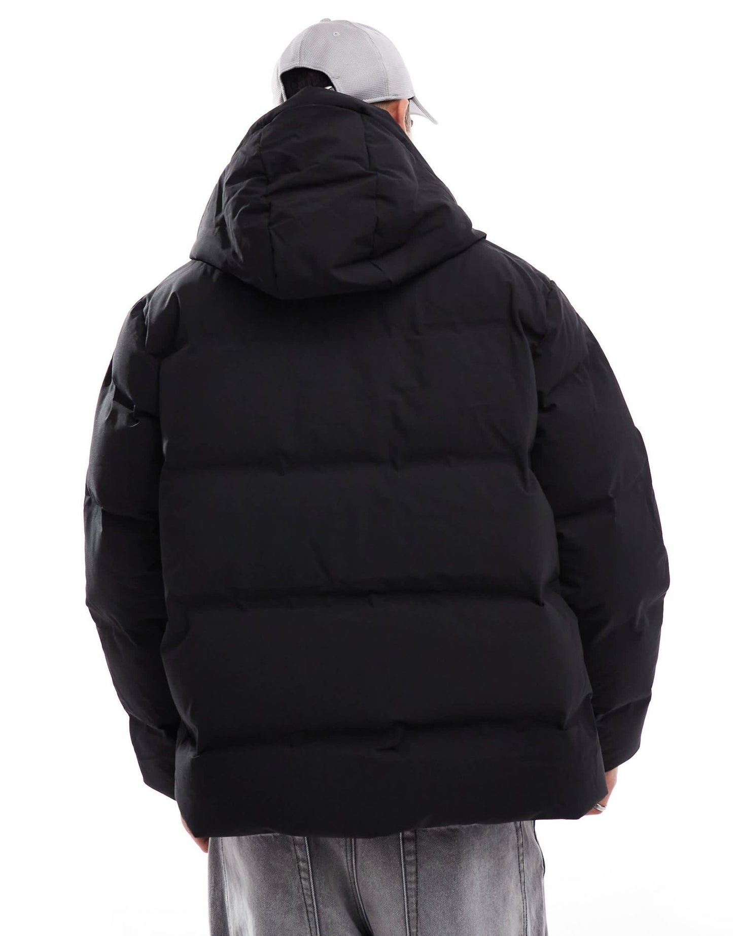Jack & Jones short down puffer jacket in black - ASOS Sample Sale EU Store
