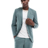 Jack & Jones slim fit suit jacket in sage green