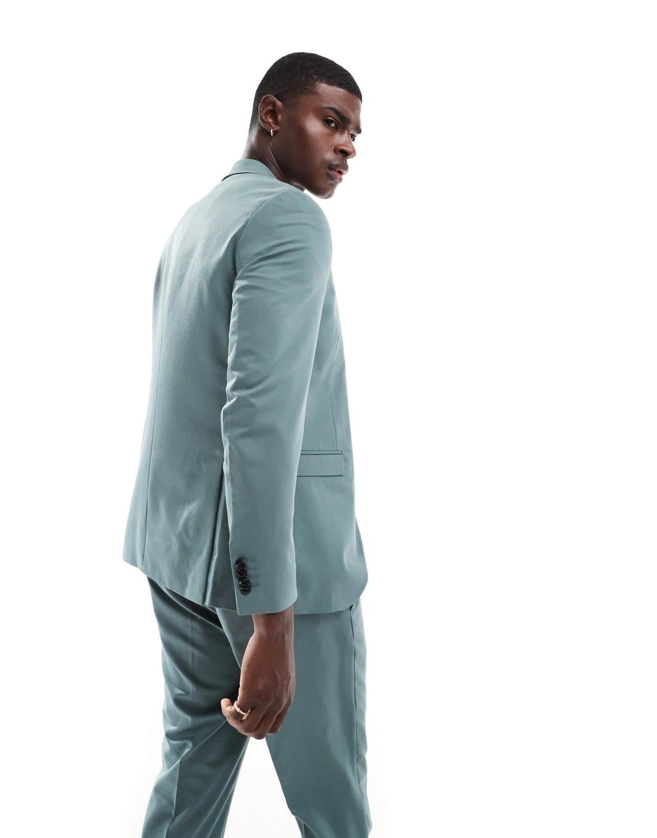 Jack & Jones slim fit suit jacket in sage green - ASOS Sample Sale EU Store