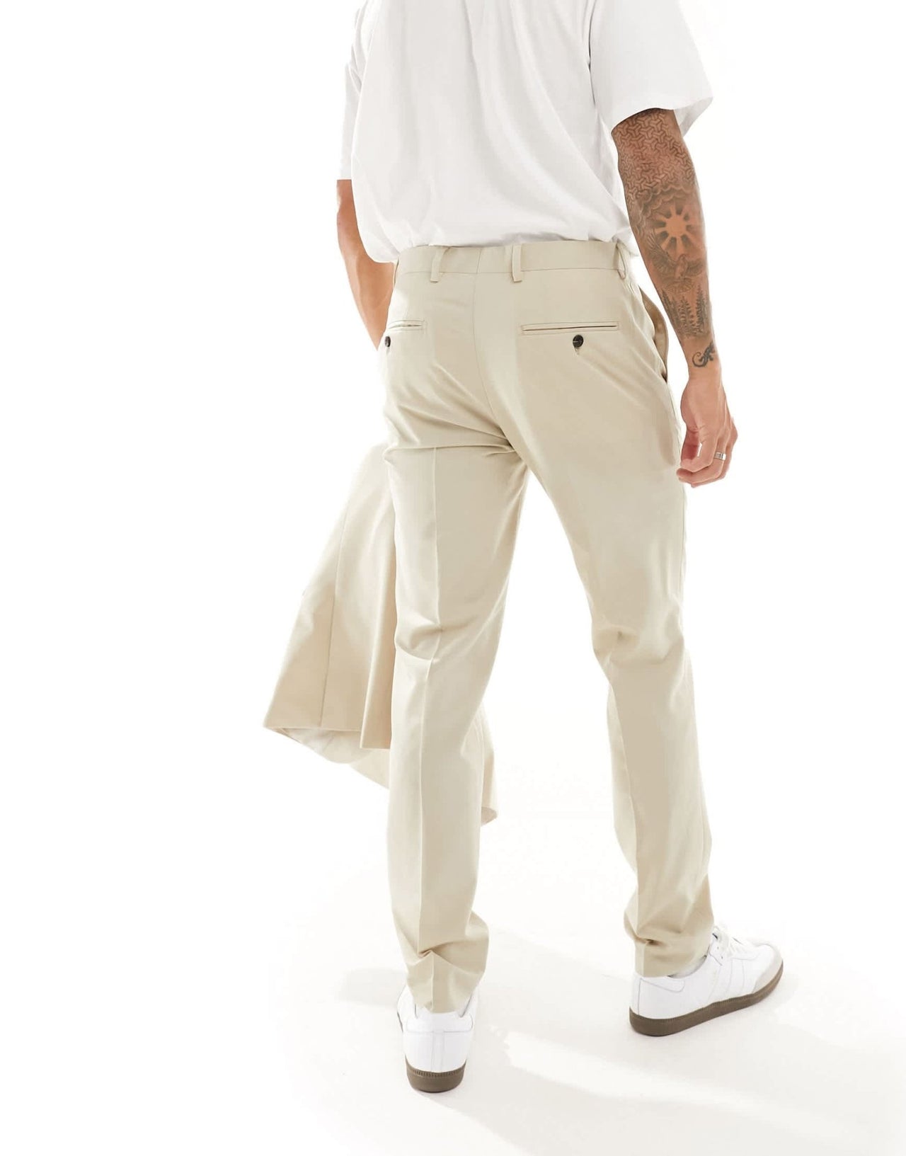 Jack & Jones slim fit suit trousers in beige - ASOS Sample Sale EU Store