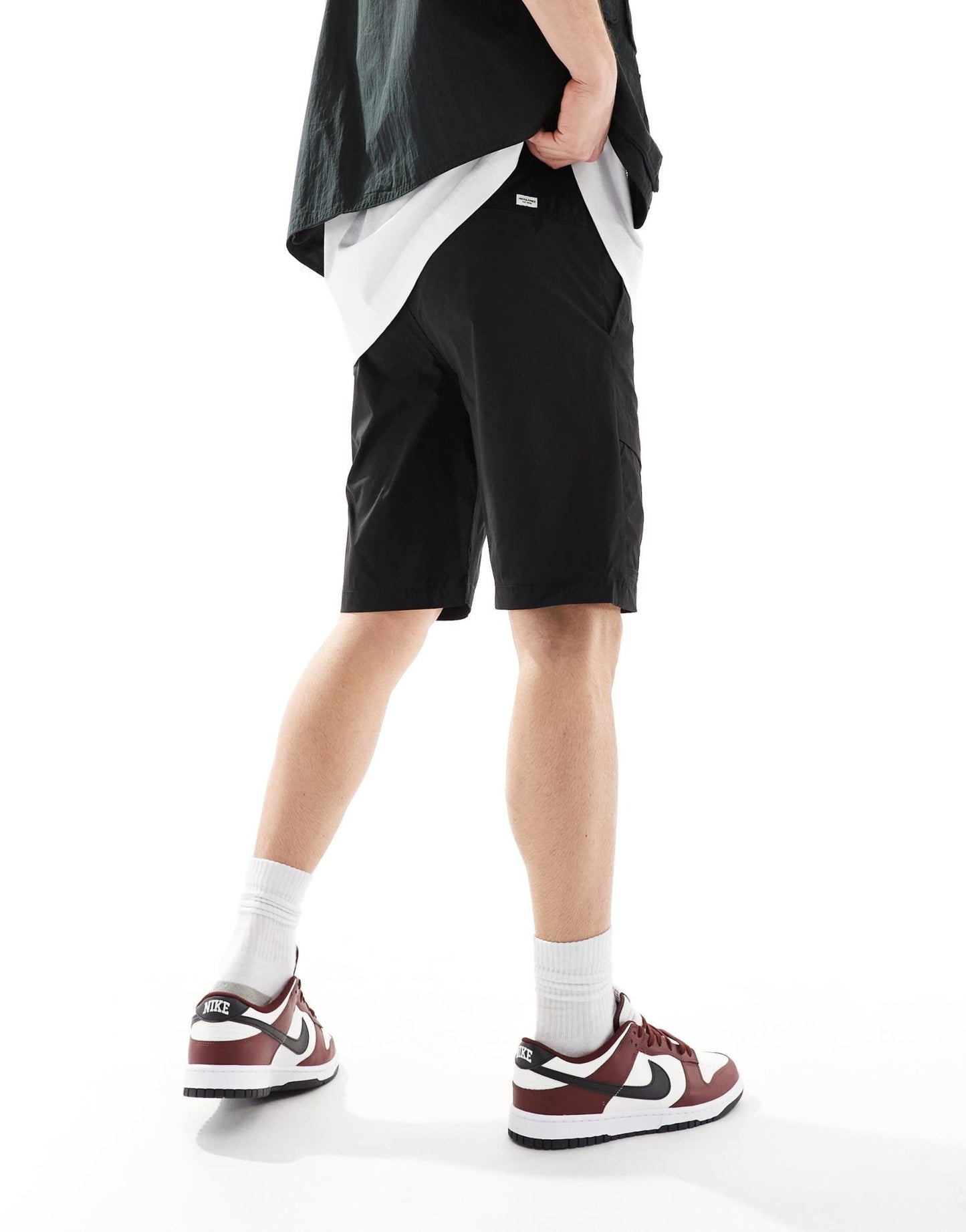 Jack & Jones tech cargo shorts in black - ASOS Sample Sale EU Store