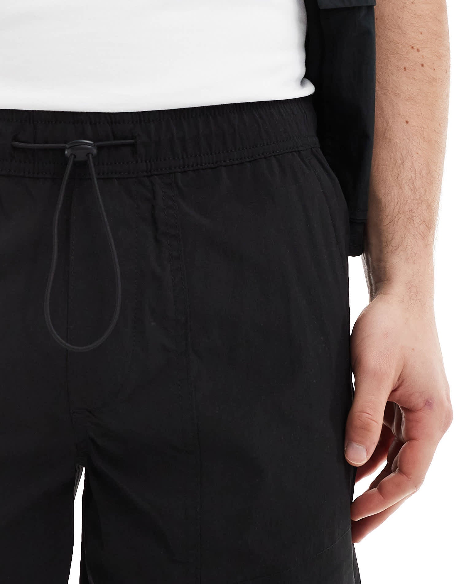 Jack & Jones tech cargo shorts in black - ASOS Sample Sale EU Store