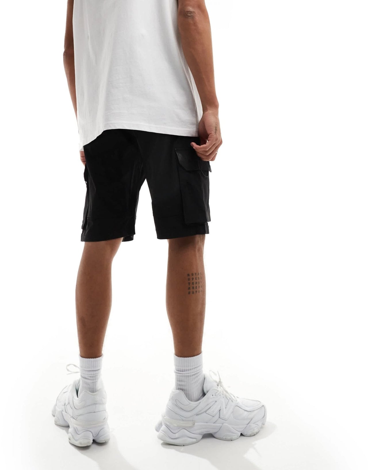 Jack & Jones technical cargo short in black - ASOS Sample Sale EU Store