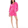 Co-ord short in mussola JDY in rosa acceso