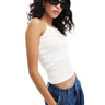 JDY Top cami racer en blanco