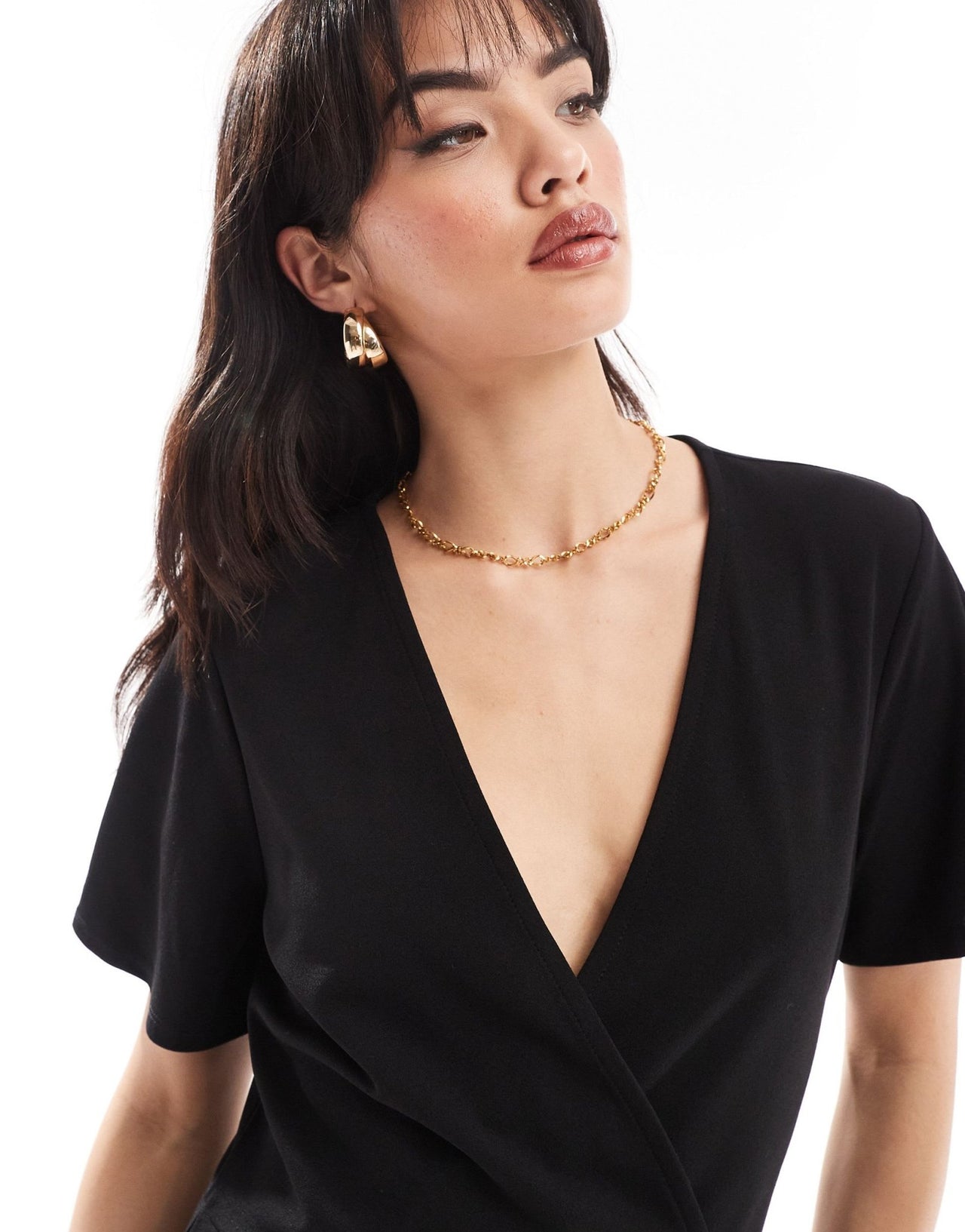 JDY skort playsuit in black - ASOS Sample Sale EU Store