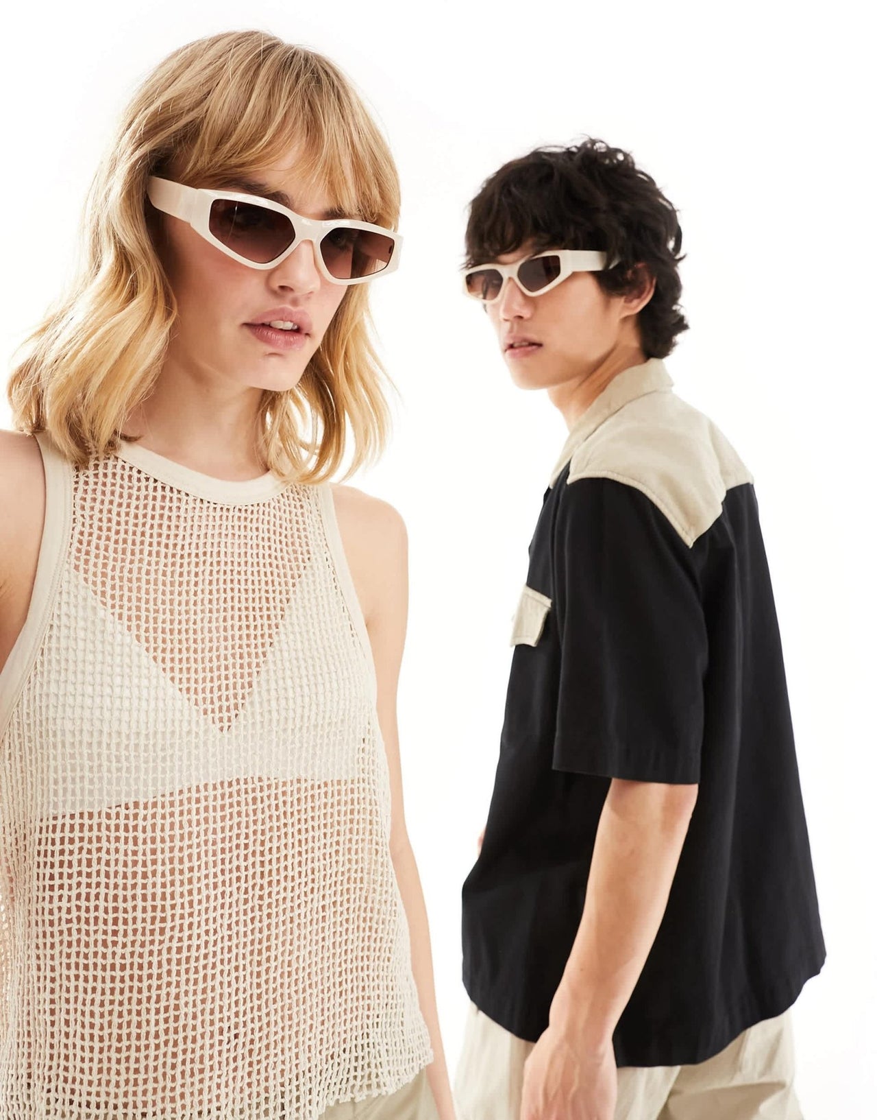 Jeepers Peepers racer sunglasses in yellow - ASOS Sample Sale EU Store