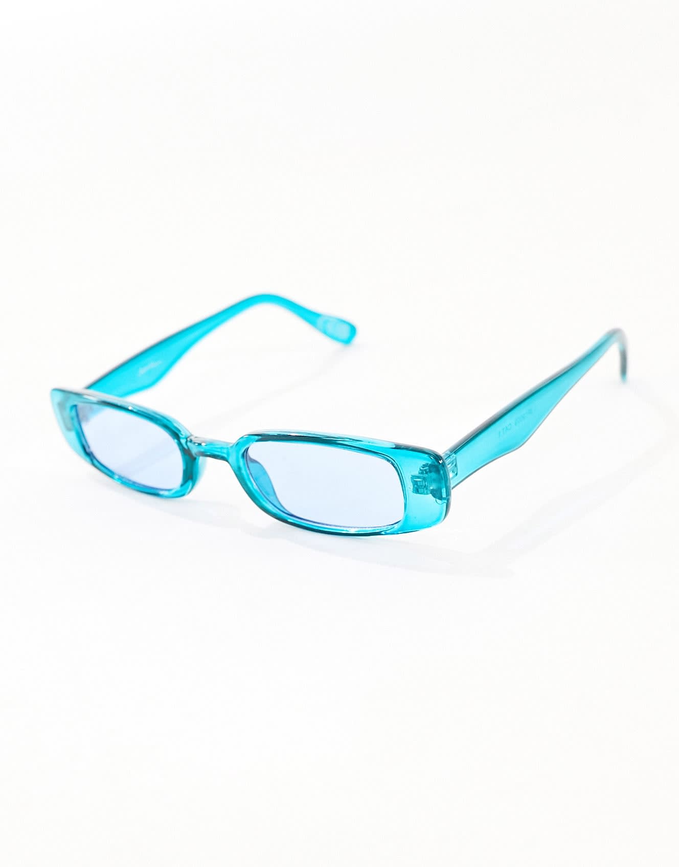 Jeepers Peepers rectangle sunglasses in blue - ASOS Sample Sale EU Store