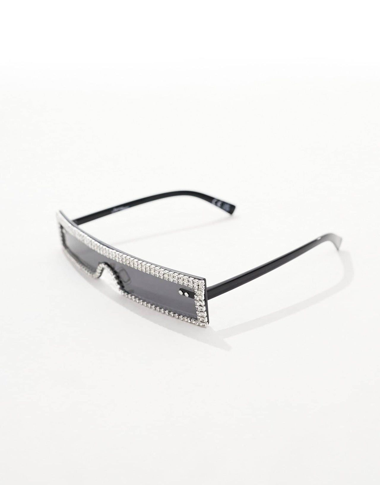 Jeepers Peepers rhinestone sunglasses in black - ASOS Sample Sale EU Store
