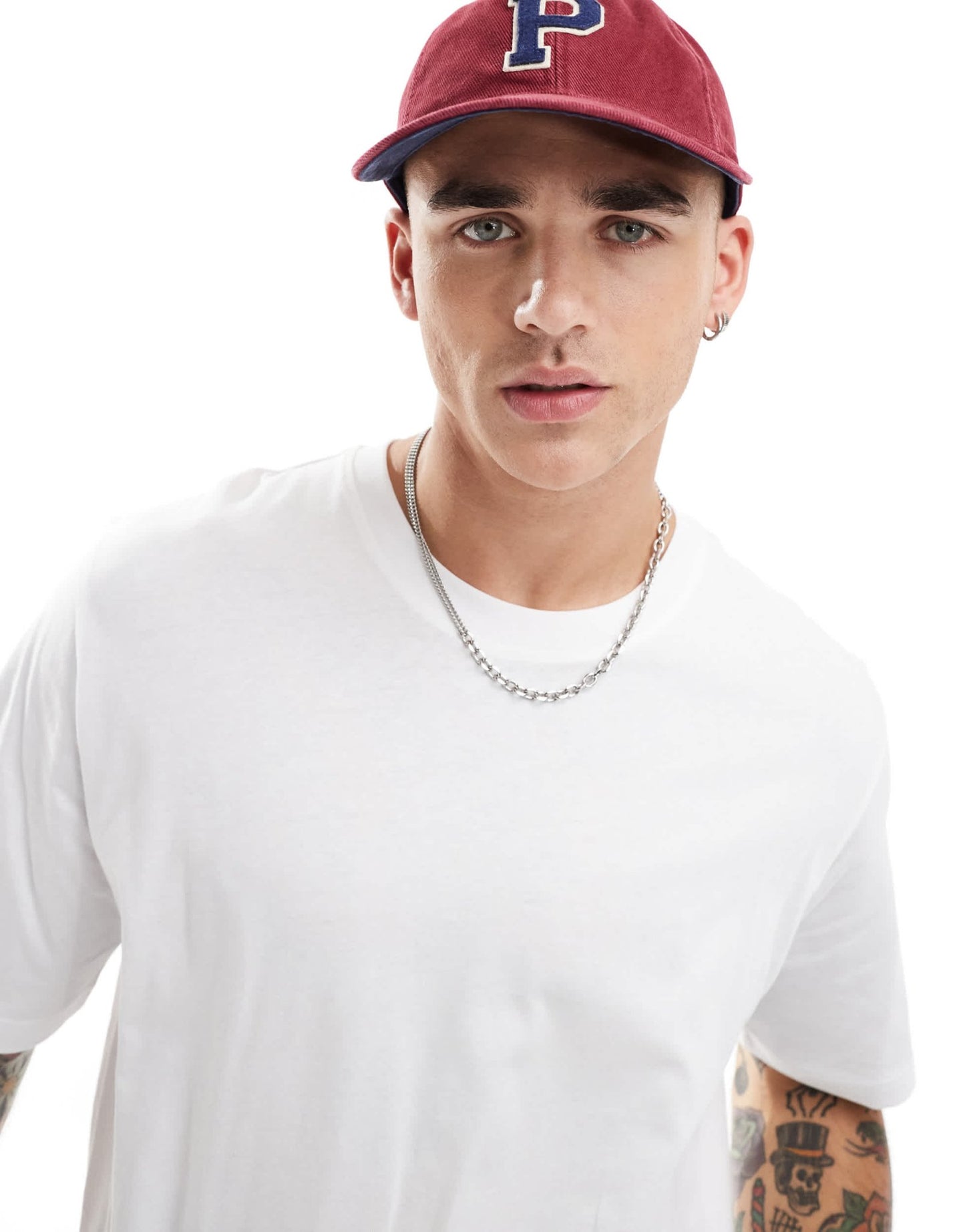 JJ Rebel oversized t-shirt in white - ASOS Sample Sale EU Store