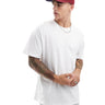 JJ Rebel oversized t-shirt in white