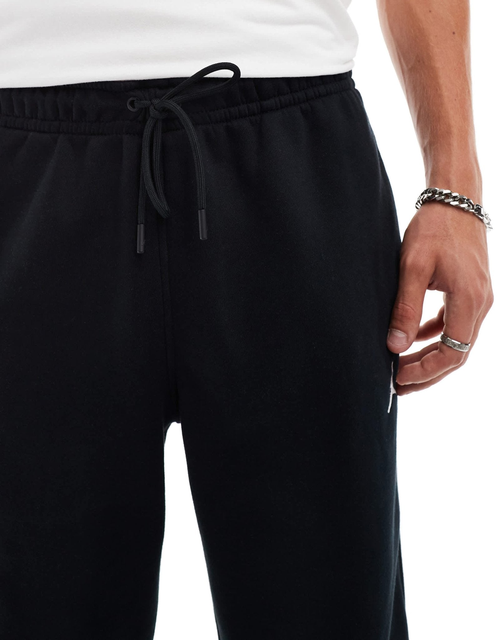 Jordan brooklyn fleece joggers in black - ASOS Sample Sale EU Store