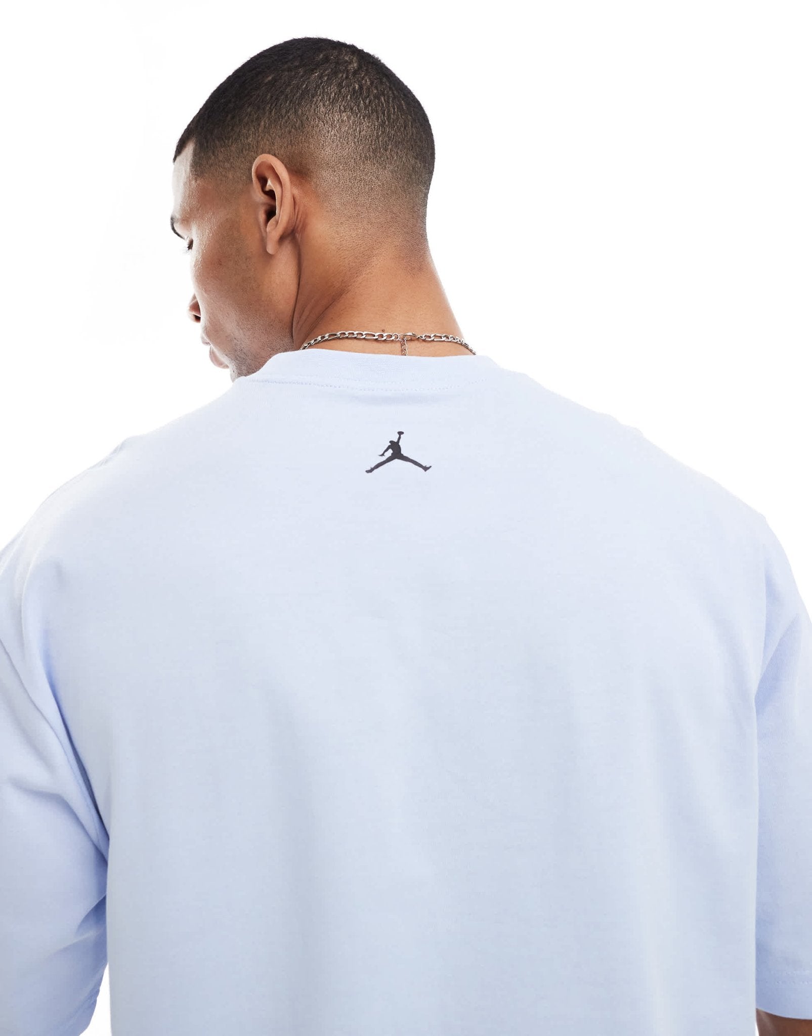 Jordan crew neck t-shirt in blue - ASOS Sample Sale EU Store