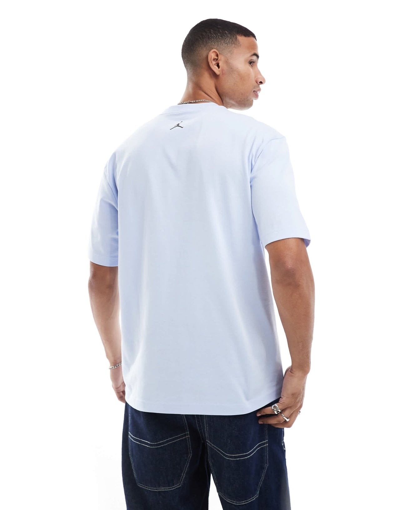 Jordan crew neck t-shirt in blue - ASOS Sample Sale EU Store
