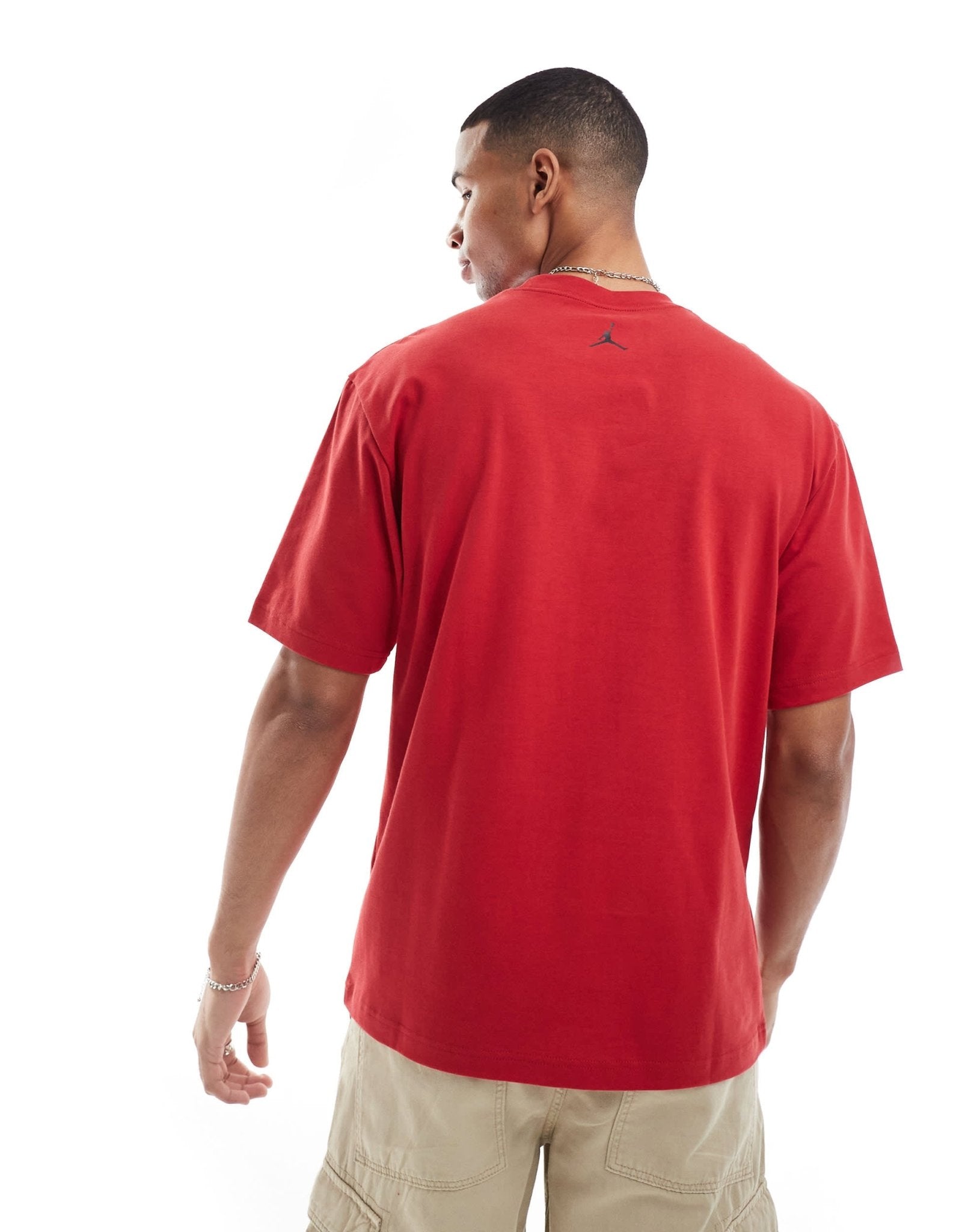 Jordan crew neck t-shirt in varsity red - ASOS Sample Sale EU Store