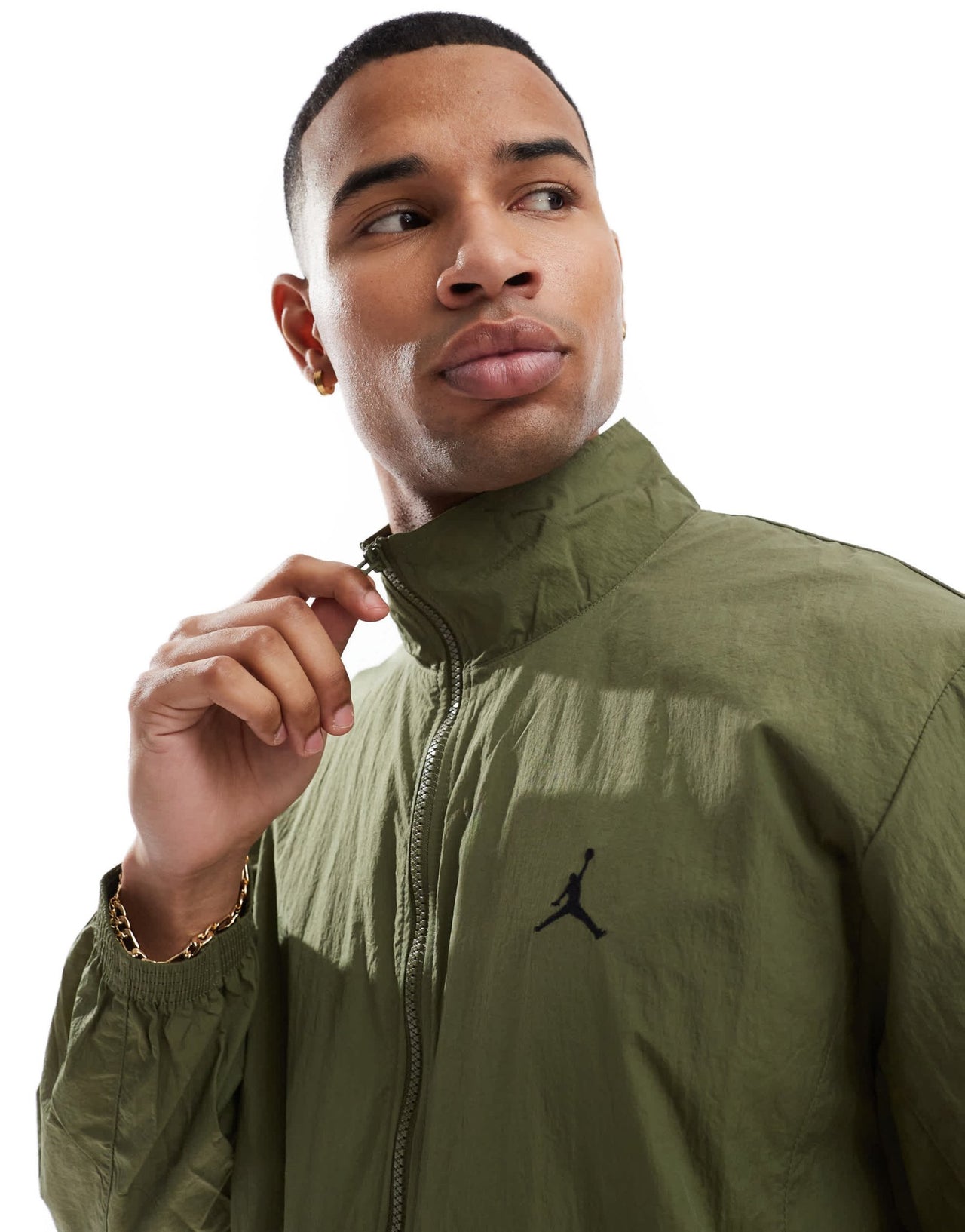 Jordan Essential Wind jacket in olive - ASOS Sample Sale EU Store