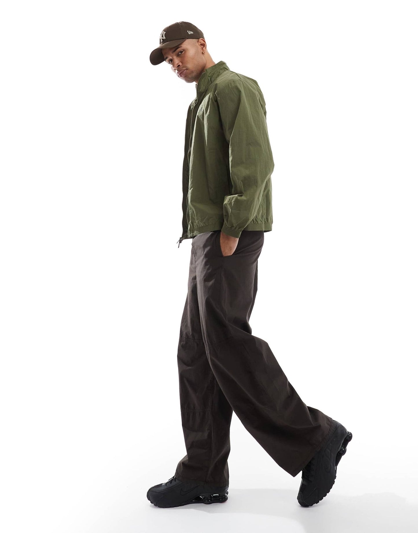 Jordan Essential Wind jacket in olive - ASOS Sample Sale EU Store