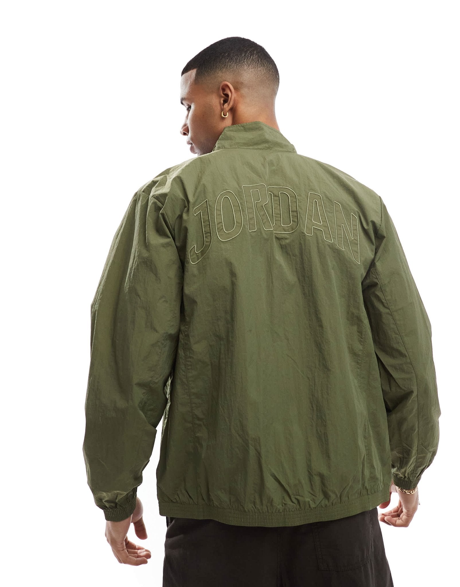 Jordan Essential Wind jacket in olive - ASOS Sample Sale EU Store