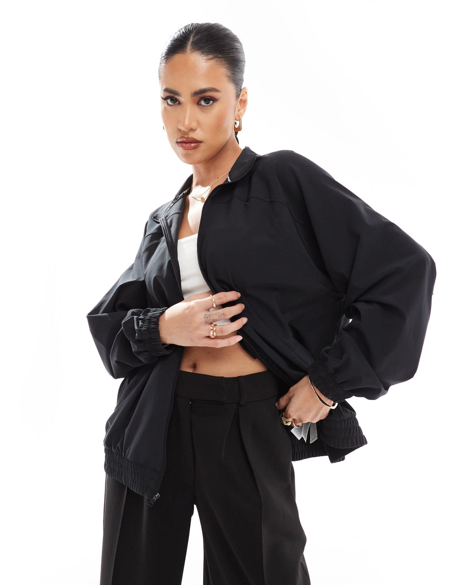 Jordan woven jacket in black - ASOS Sample Sale EU Store