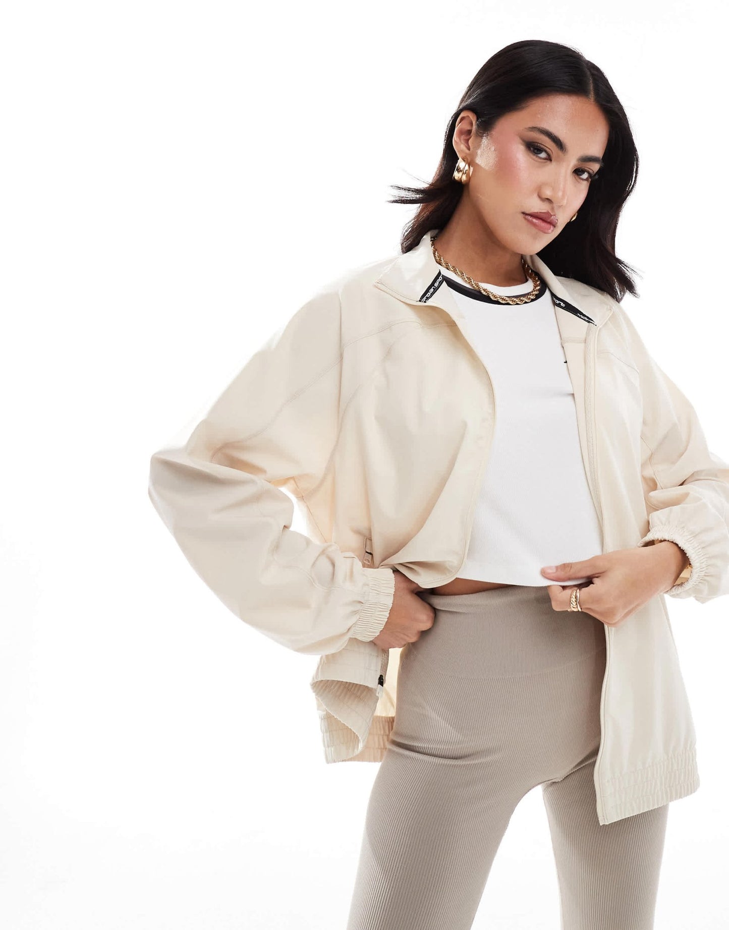 Jordan woven jacket in stone - ASOS Sample Sale EU Store