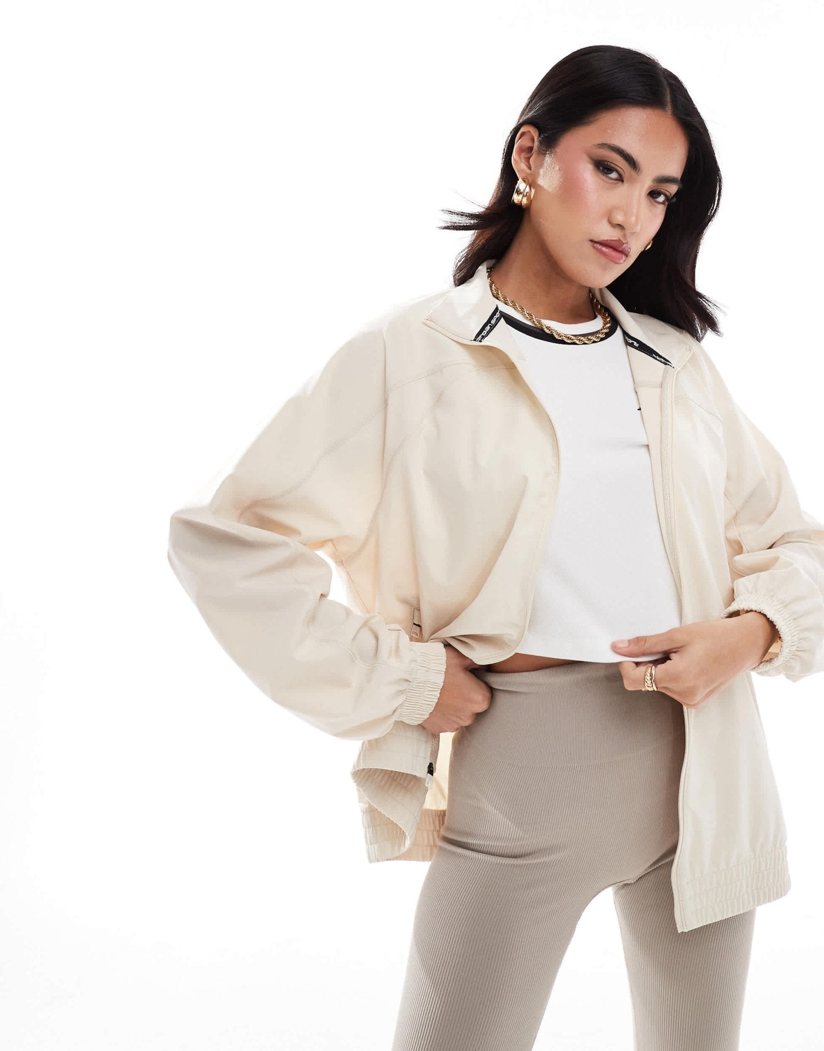 Jordan woven jacket in stone - ASOS Sample Sale EU Store