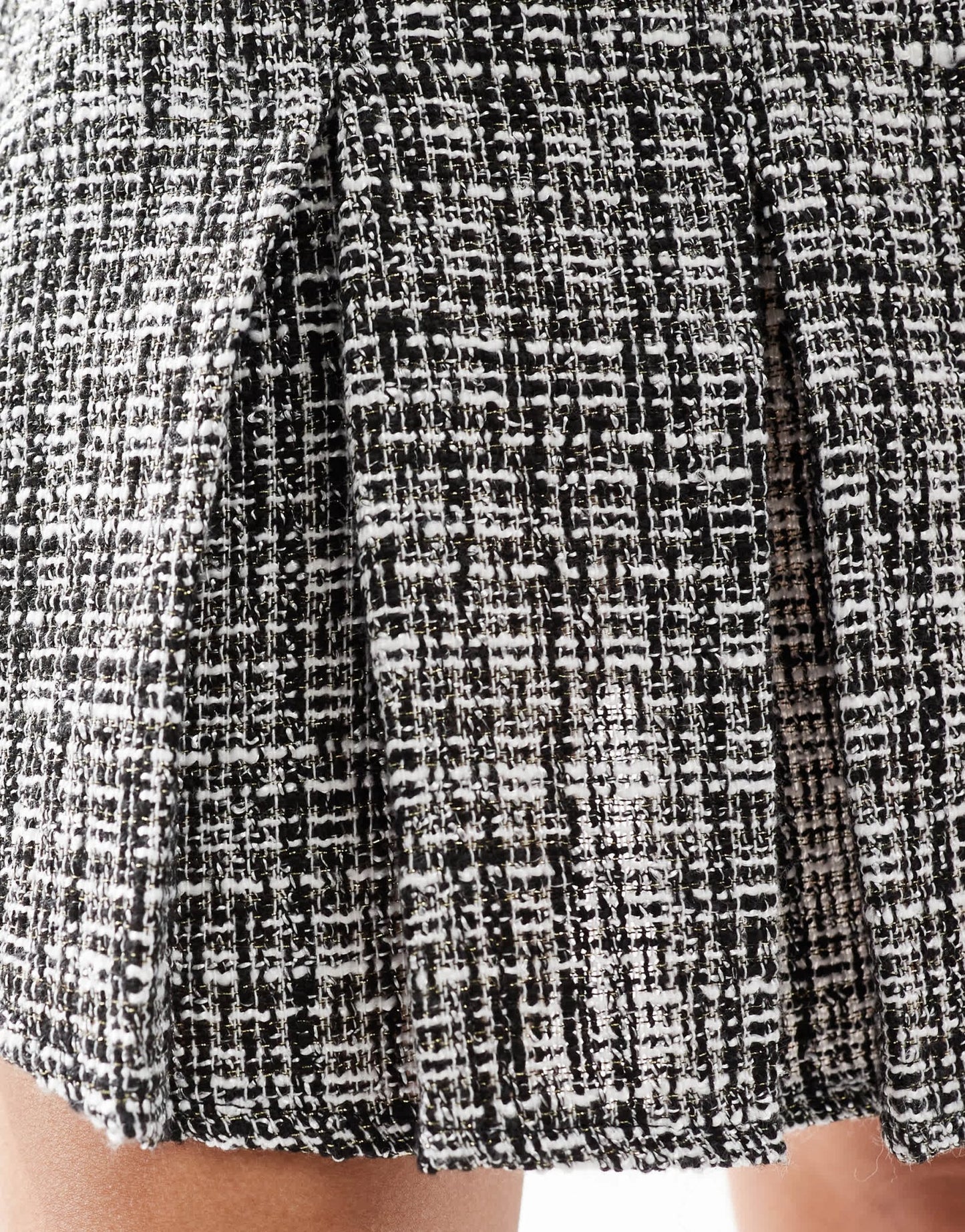 Kaiia exclusive boucle pleated mini skirt co - ord in grey - ASOS Sample Sale EU Store