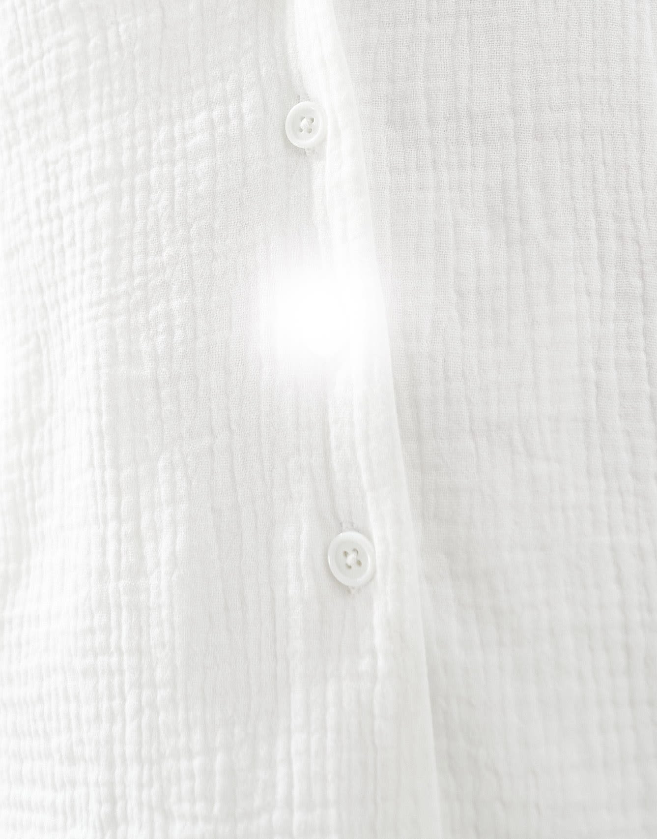 Kaiia exclusive cotton rich textured button down sleeveless top co - ord in white - ASOS Sample Sale EU Store