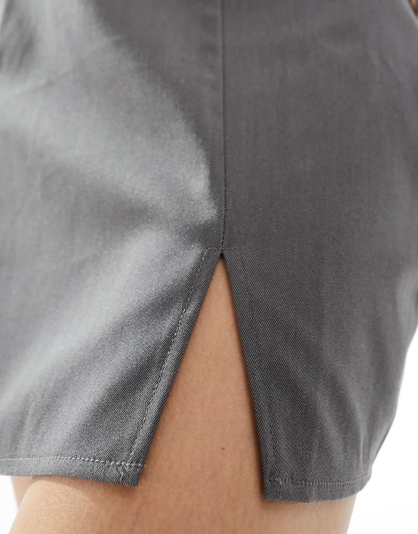 Kaiia exclusive tailored mini skirt co - ord in charcoal grey - ASOS Sample Sale EU Store